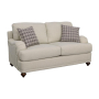 Glenn - Upholstered English Arm Loveseat - Light
