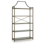 Bernonly - Antique Bronze Finish - Bookcase