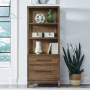 Shaker Lakes - Lateral File Bookcase - Harvest Brown - Dark Brown