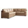 Bandon - Toffee - 3-Piece Sectional With Laf Loveseat, 127"