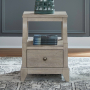 New Haven - Chairside Table - Sanctuary - Beige, 18"