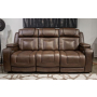 Mestrino Power Recline Sofa With Adjustable Headrest Hickory, 87"
