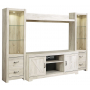 Bellaby 4 Pc. Entertainment Center 63" TV Stand Whitewash