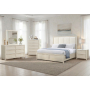 Mariah - 5 Piece Full Bedroom Set (Bed, Dresser & Mirror, Nightstand, Chest) - Beige