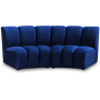 Infinity - 2 Piece Modular Sectional - Navy, 83"