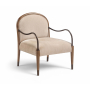 Cambria - Fabric Upholstered Accent Chair - Beige / Brown