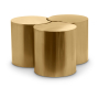 Dimple - 16" 3 Piece Modular Coffee Table, 28"
