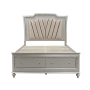 Kaitlyn - California King Bed - PU & Champagne