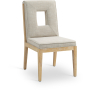 Gwendolyn - Dining Side Chair With Natural Frame (Set of 2) - Cream