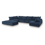 Bales 8-Piece Modular Seating Navy, 156"