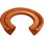 Infinity - 11 Piece Modular Sectional - Cognac, 183"