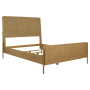 Arini - Rattan Eastern King Panel Bed - Sand Wash And Natural