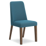Lyncott - Blue / Brown - Dining Uph Side Chair (Set of 2)
