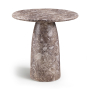 Cosenza - Concrete Indoor / Outdoor Bar Table - Brown - Dark Brown, 36"