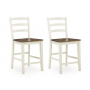 Brinfern Barstool (Set of 2) Brown / Antique White