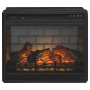 Entertainment Accessories - Black - Fireplace Insert Infrared