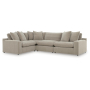 Maxton Heights 4-Piece Sectional Pebble
