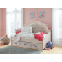 Realyn - Chipped White - Twin Day Bed with Storage