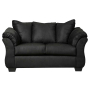 Darcy - Black - Loveseat
