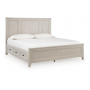 Darbonton Panel Storage Bed Dove White