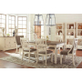 Bolanburg - Beige- 7 Pc. - Dining Room Table, 4 Side Chairs, 2 Side Chairs