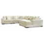 Lindyn Right Arm Facing Corner Chaise 5 Pc Sectional Ivory, 131"