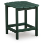 Sundown Shores Rectangular End Table Green, 15"