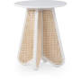 Butterfly - End Table - White, 20"