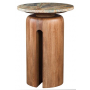 Caplow Accent Table Brown / Green, 18"