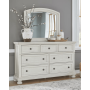 Robbinsdale - Antique White - Dresser, Mirror