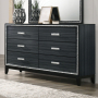 Haiden - Dresser - Weathered Black Finish, 63" Wide