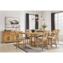 Havonplane - Brown - 7 Pc. - Counter Extension Table, 6 Upholstered Barstools