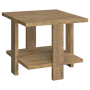 Dawn - Square Engineered Wood End Table - Mango, 23.5"
