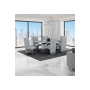 D1212 - 9 Piece Dining Room Set (Dining Table And 8 Dining Chairs) - Grey / - Gray
