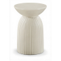 Opani - Concrete End Table - Taupe - Beige, 14"