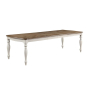 Florian - Dining Table With 2 Leaves - Oak & Antique, 108"