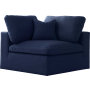 Serene - Modular Corner Chair - Navy, 40"