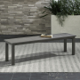 Plantation Key - Outdoor Dining Bench - Granite