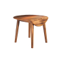 Berringer - Rustic Brown - Round DRM Drop Leaf Table, 42"