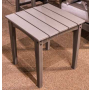 Cove Beach Square End Table Gray, 21.38"