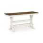 Brinfern Large Counter Dining Room Bench Brown / Antique White