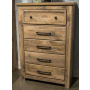 PCB2260-46 - Cozyliving Furniture  - Rusticott Five Drawer Chest