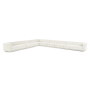 Modari - Fabric Upholstered 8 Piece Modular Sectional - Cream - White, 194.25"