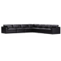 Emilia 7-Piece Sectional Black, 170"