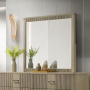 Lakkari - Mirror - Antique Oak - Light Brown, 43" Wide