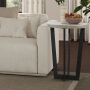 Pierce - Chairside Table - Black, 20"