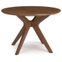 Lyncott - Brown - Round Dining Room Table, 45"