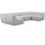 Miramar - 6 Piece Modular U-Shaped Sectional, 142"