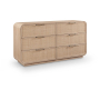Windsor - Rubberwood Dresser - Natural, 60.5" Wide