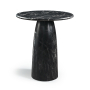 Cosenza - Concrete Indoor / Outdoor Counter Height Table - Black, 36"